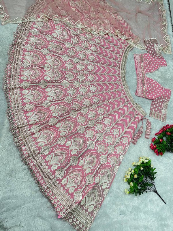 New Bridal Wear Lehenga Choli With Dupatta Set MT-1000