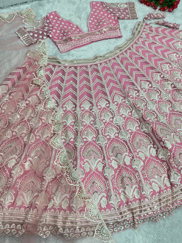 New Bridal Wear Lehenga Choli With Dupatta Set MT-1000