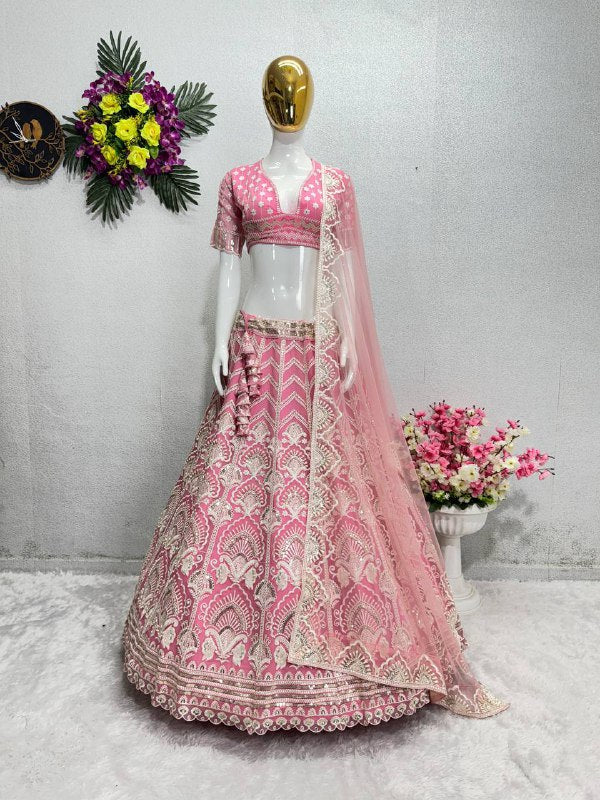 New Bridal Wear Lehenga Choli With Dupatta Set MT-1000