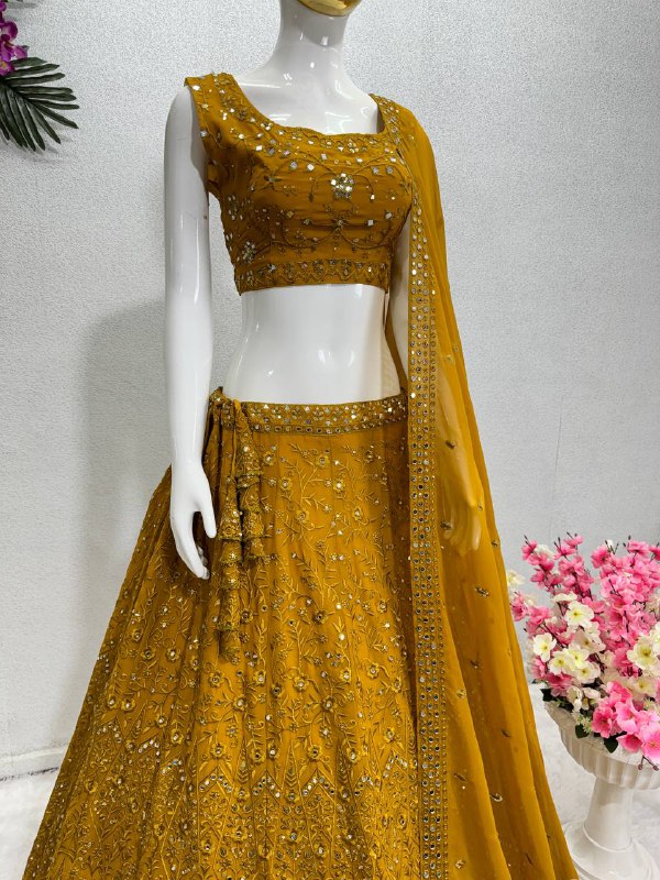 New Party Wear Lehenga Choli With Dupatta Set MT-1001