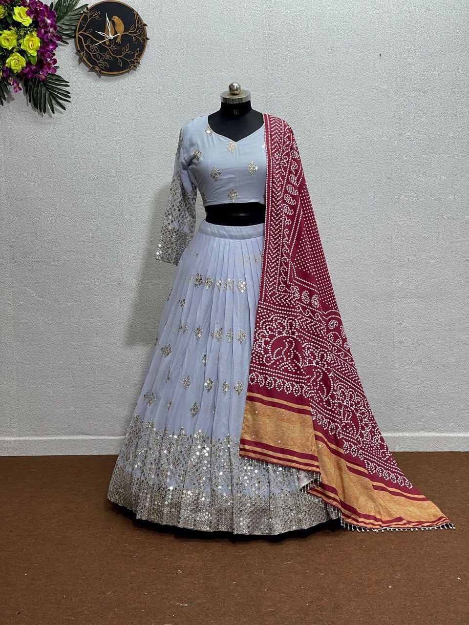 NAVRATRI SPECIAL  LEHENGA CHOLI WITH DUPATTA LC-1578