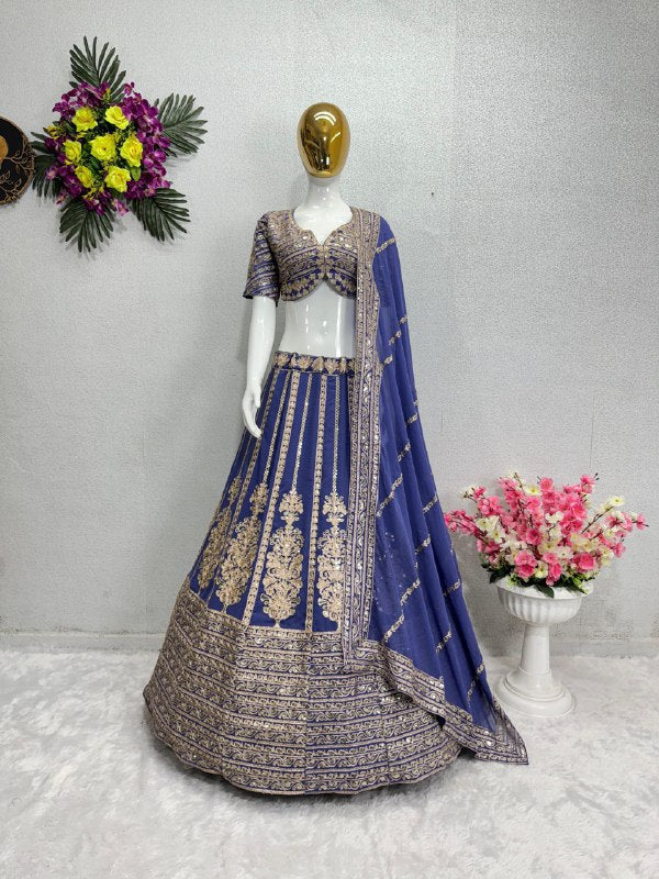 NEW BRIDAL WEAR  LEHENGAS CHOLI WITH DUPATTA LC-1617