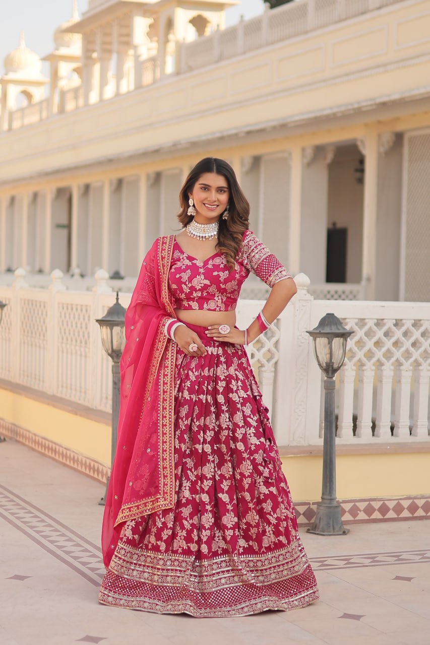 New Party Wear Lehenga Choli With Dupatta Set LW-7080