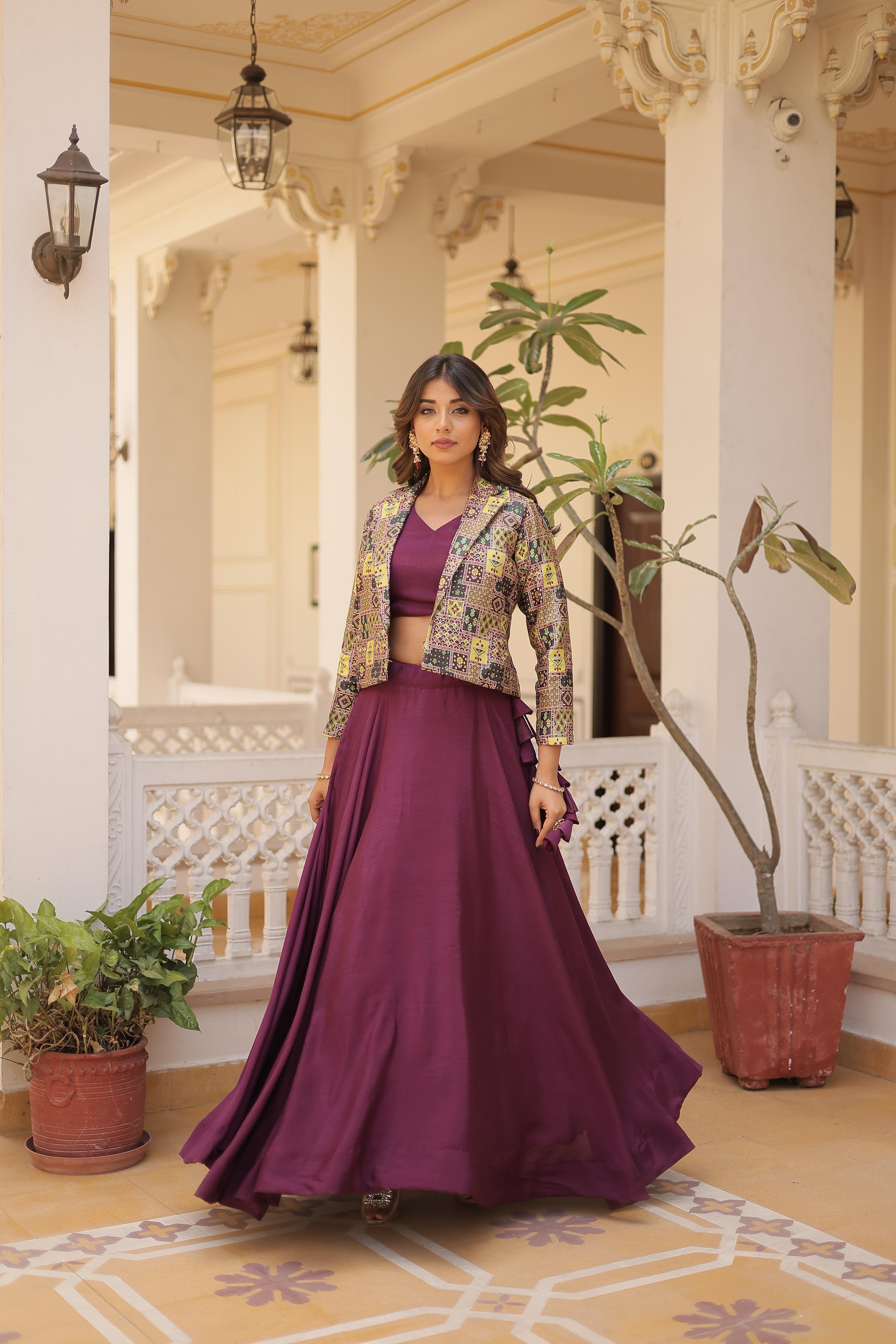 READYMADE LEHENGA CHOLI WITH KOTI