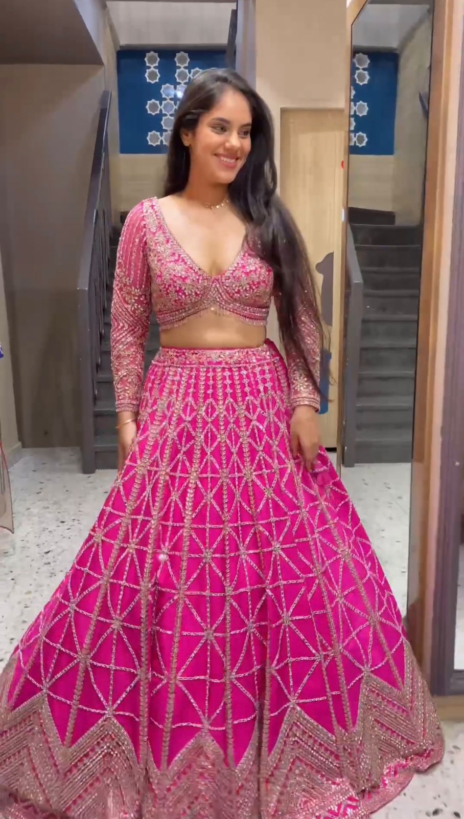 Faux Georgette Lehenga Choli