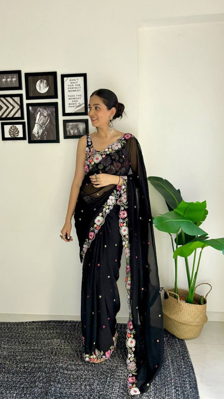 Presenting You Most demanding Casual and party wear Saree Collection