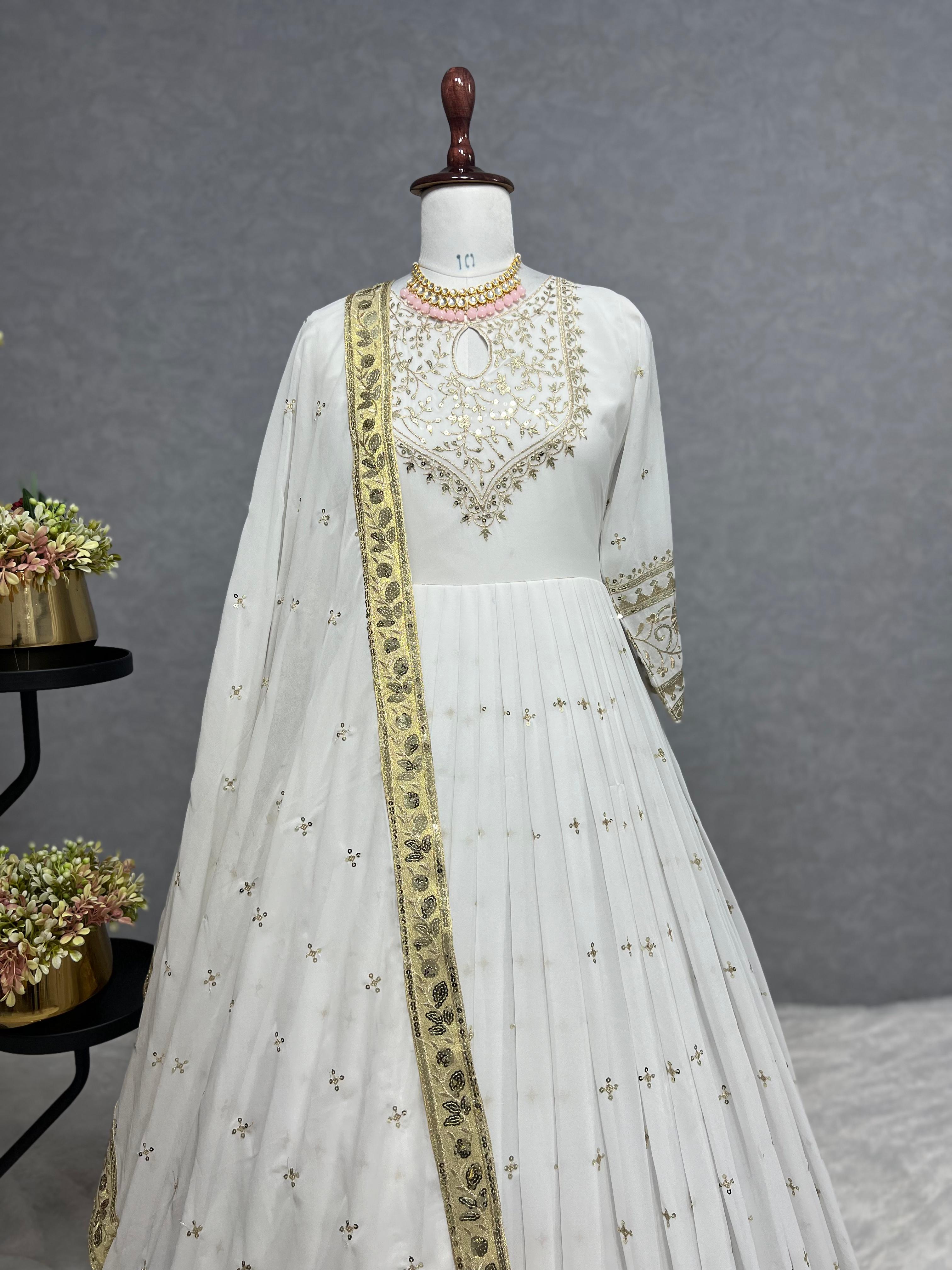 2 PIECE GOWN AND BEAUTIFUL DUPATTA