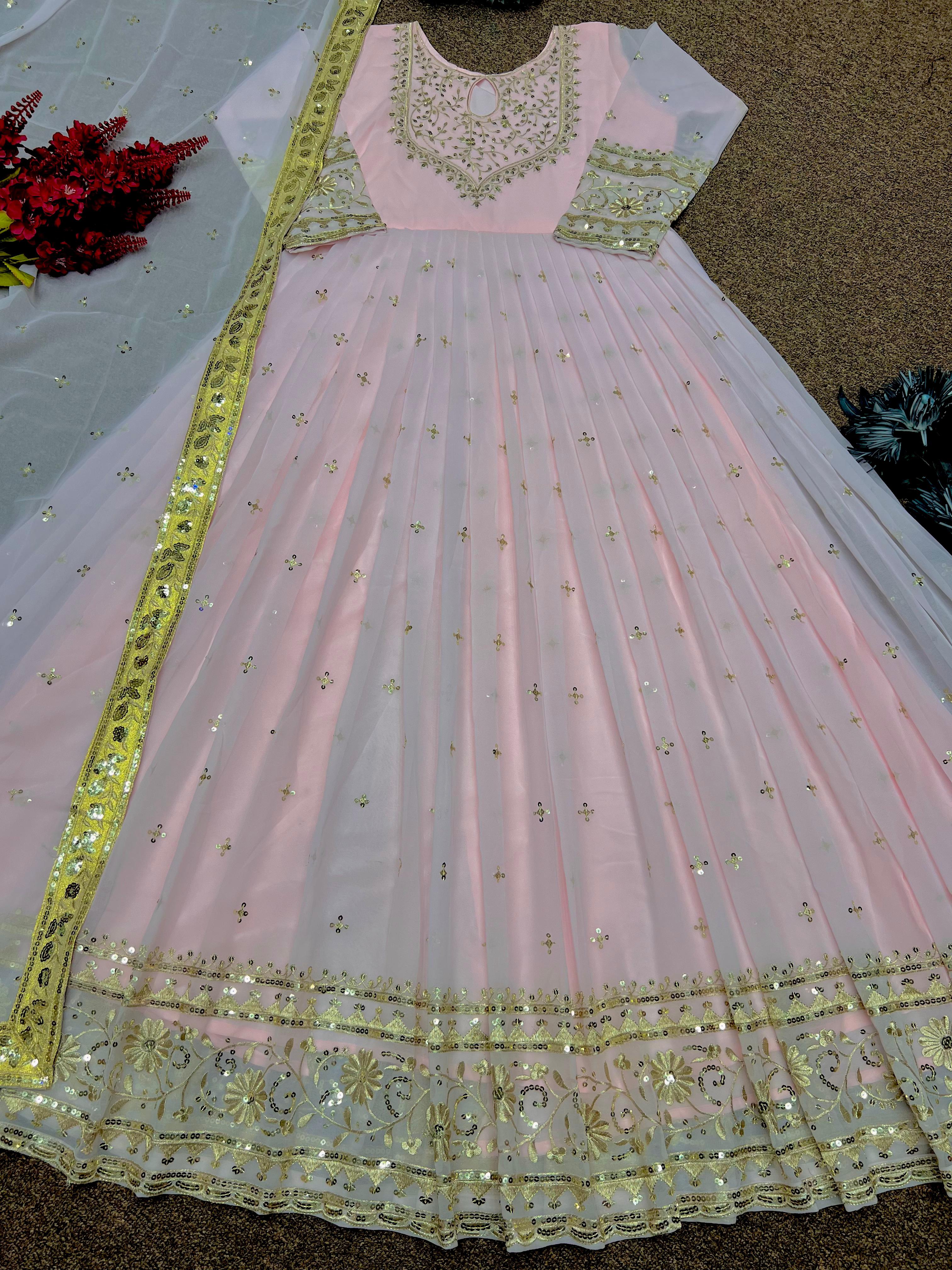 2 PIECE GOWN AND BEAUTIFUL DUPATTA