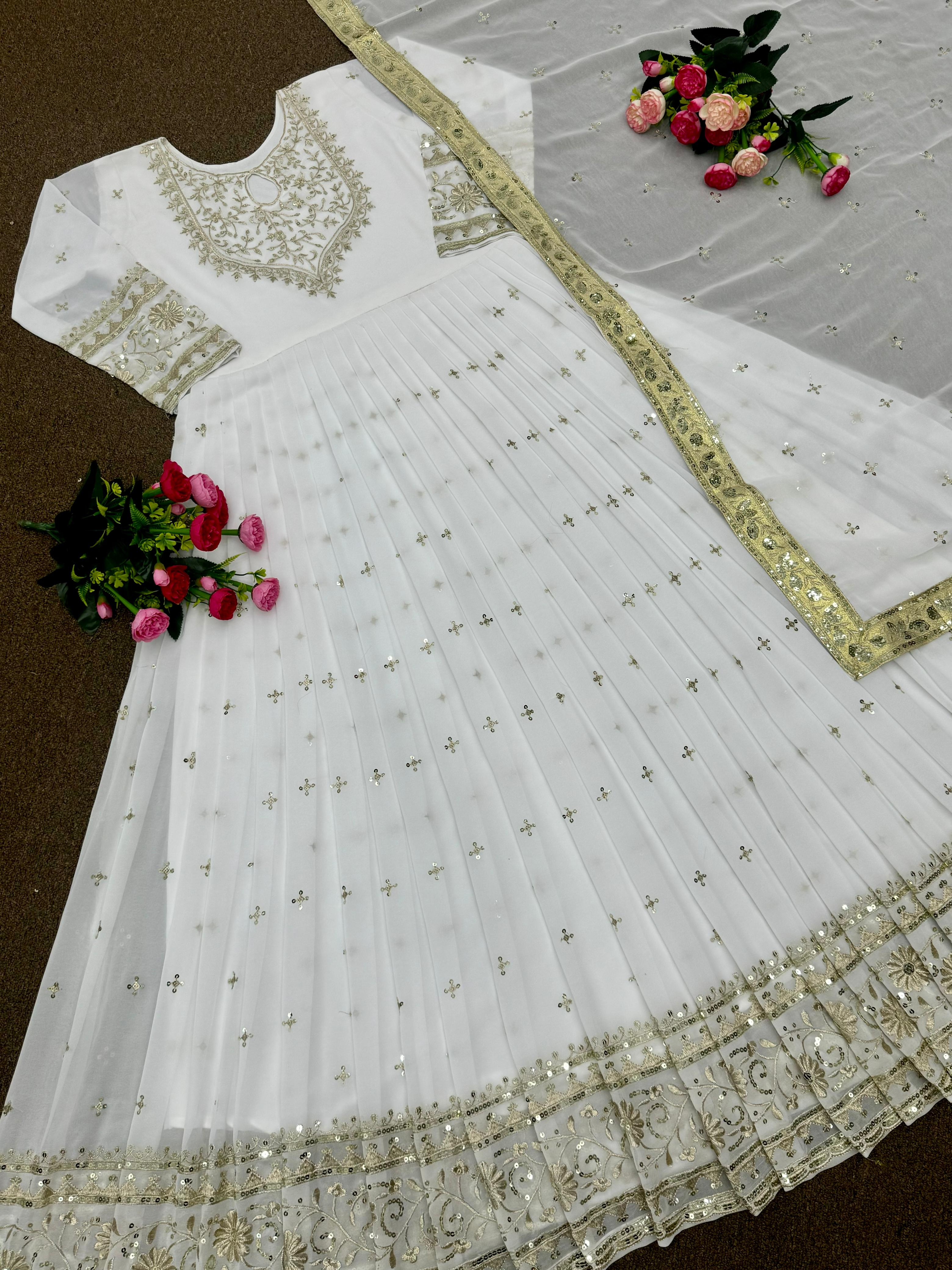 2 PIECE GOWN AND BEAUTIFUL DUPATTA