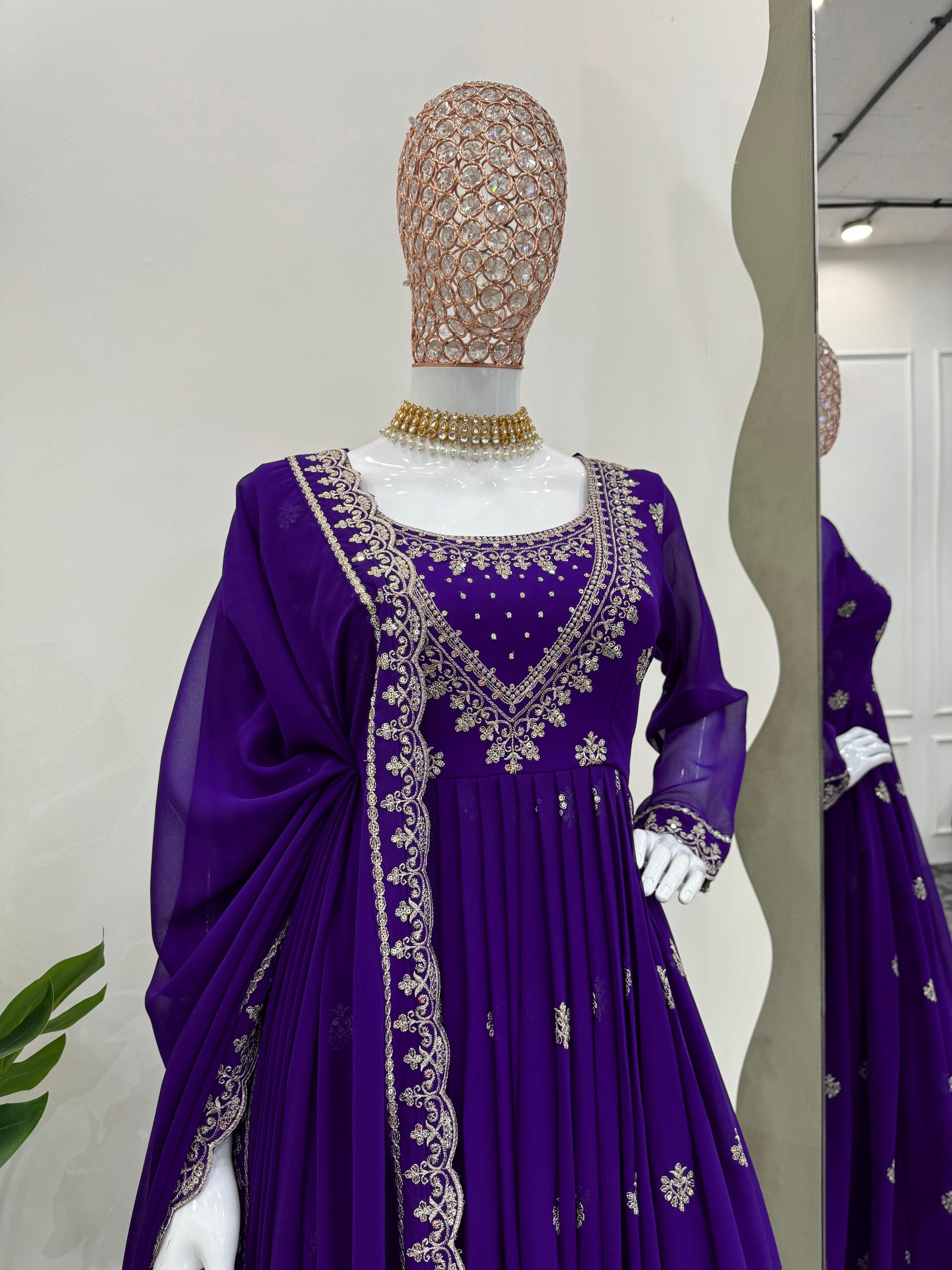 Plazzo-Suit Pair With Dupatta