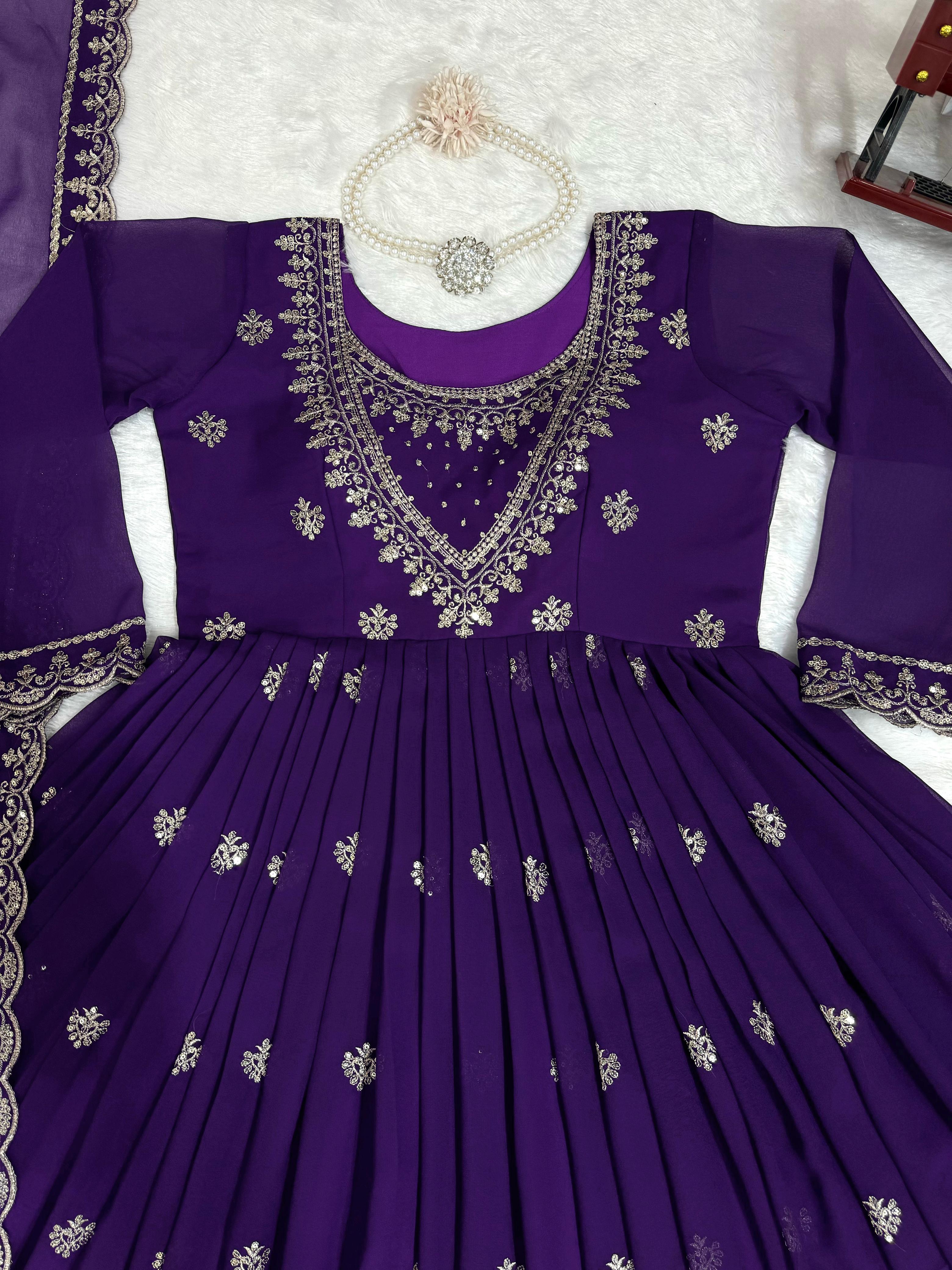 Plazzo-Suit Pair With Dupatta