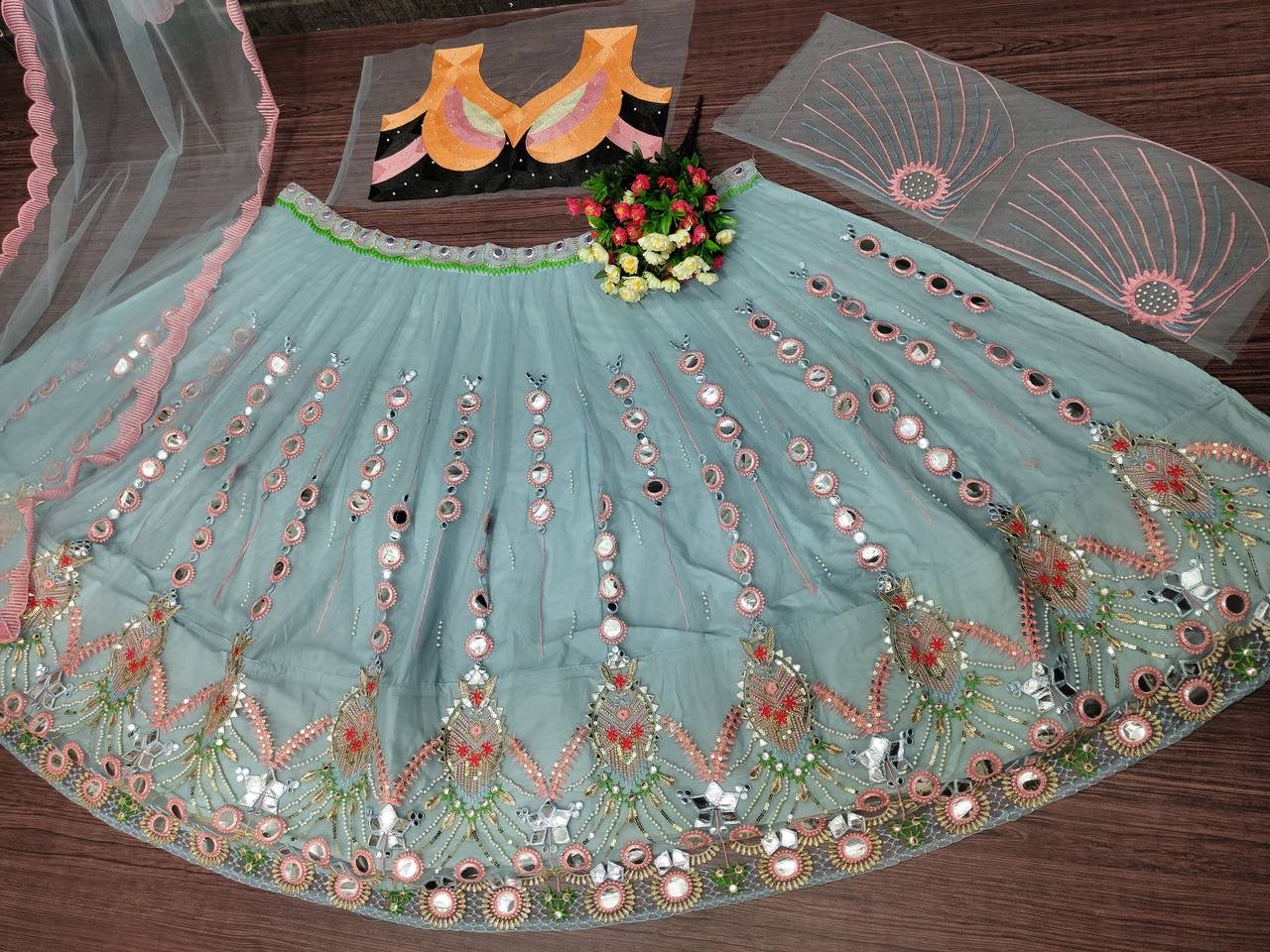 New Party Wear Lehenga Choli With Dupatta Set DD-04