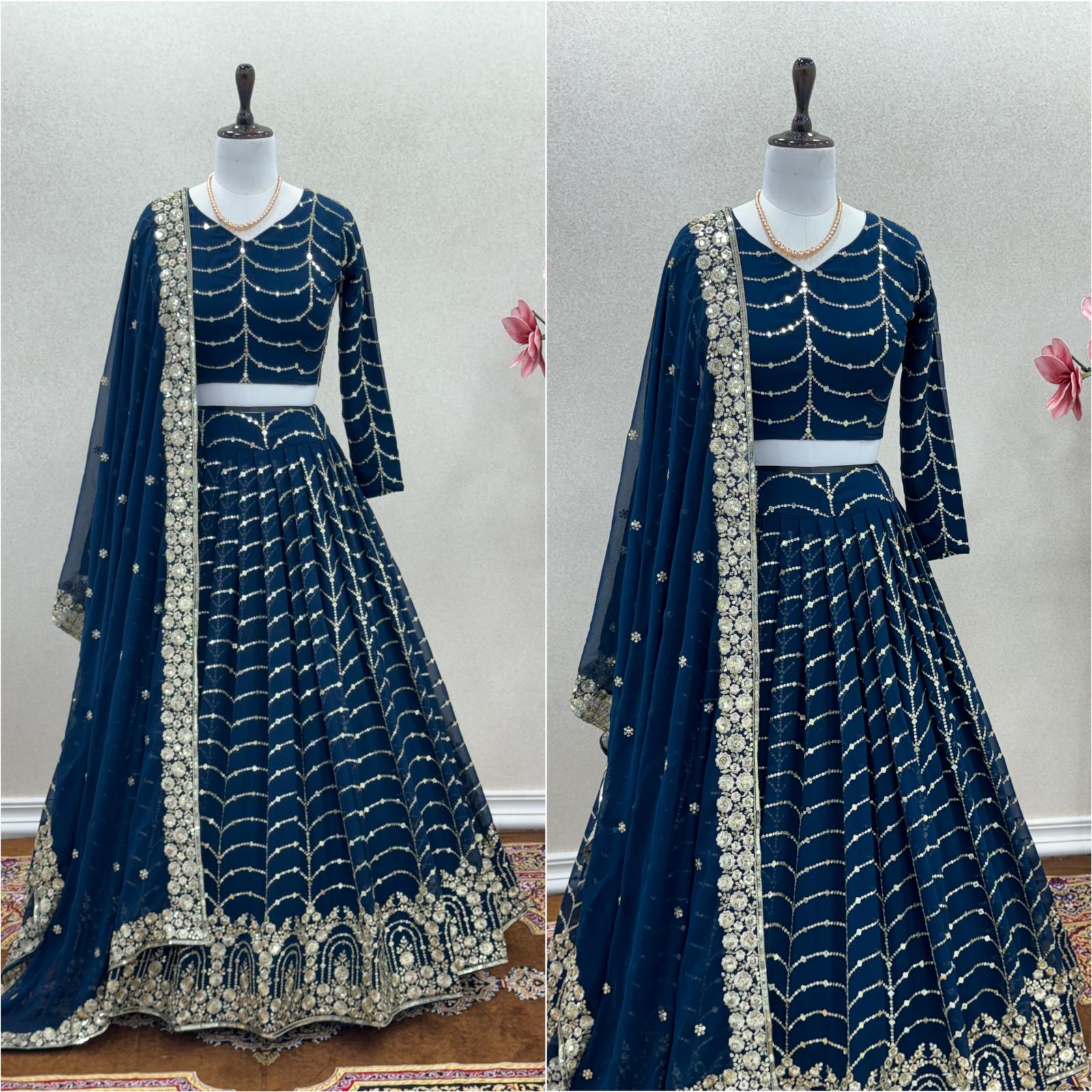 Designer Lehenga-Choli In 5 Colours