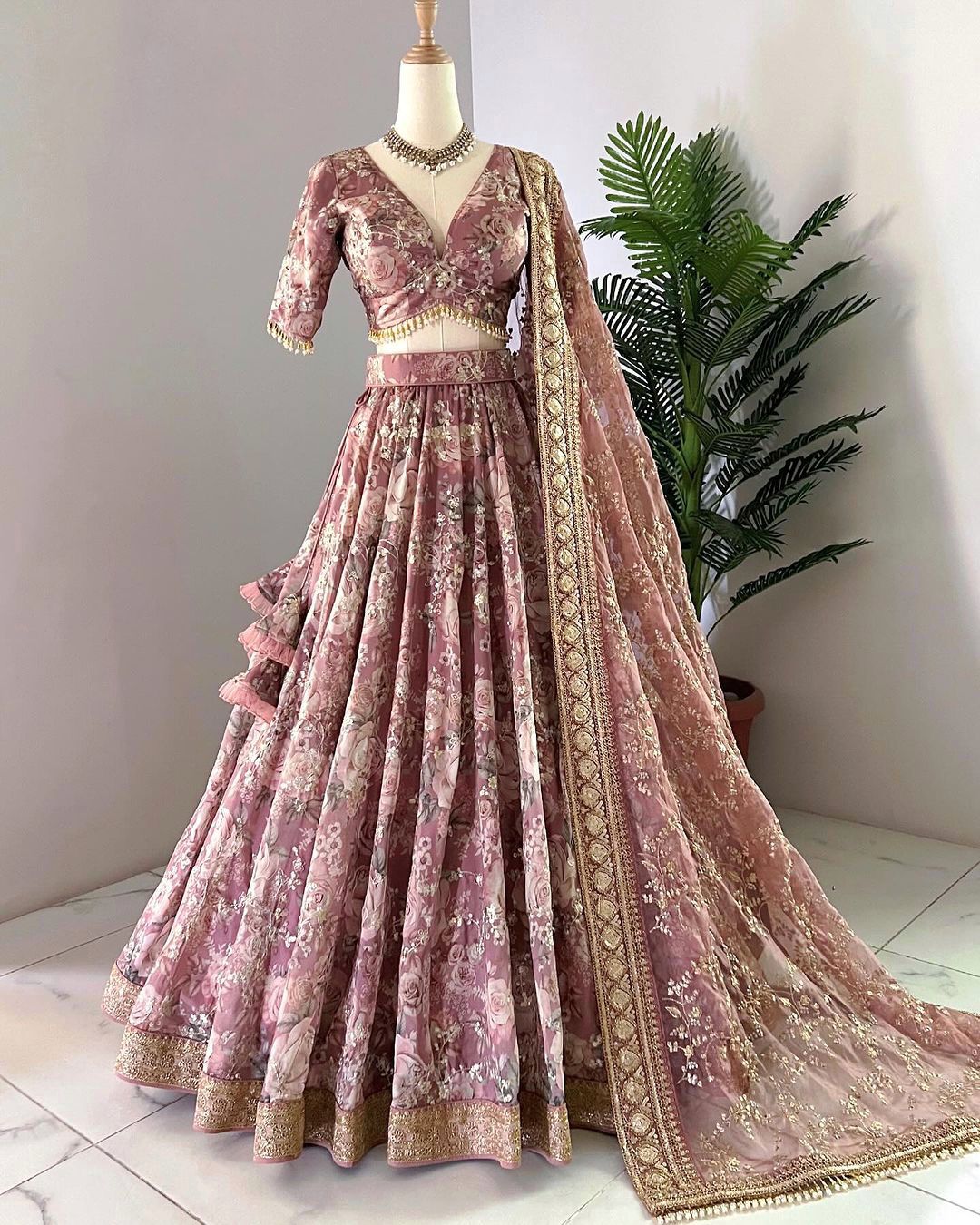 Presenting New Wedding Collection Lehenga Choli With Full Heavy Embroidery Sequence Work