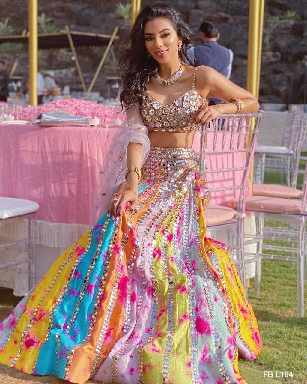 Multicolour Lehenga Choli