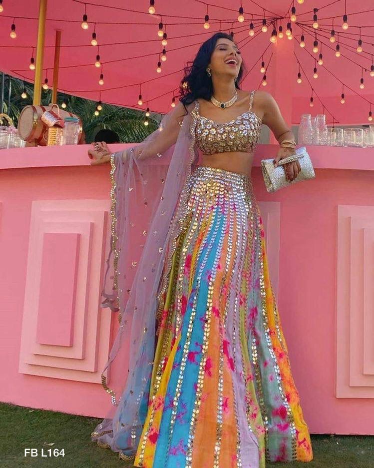 Multicolour Lehenga Choli