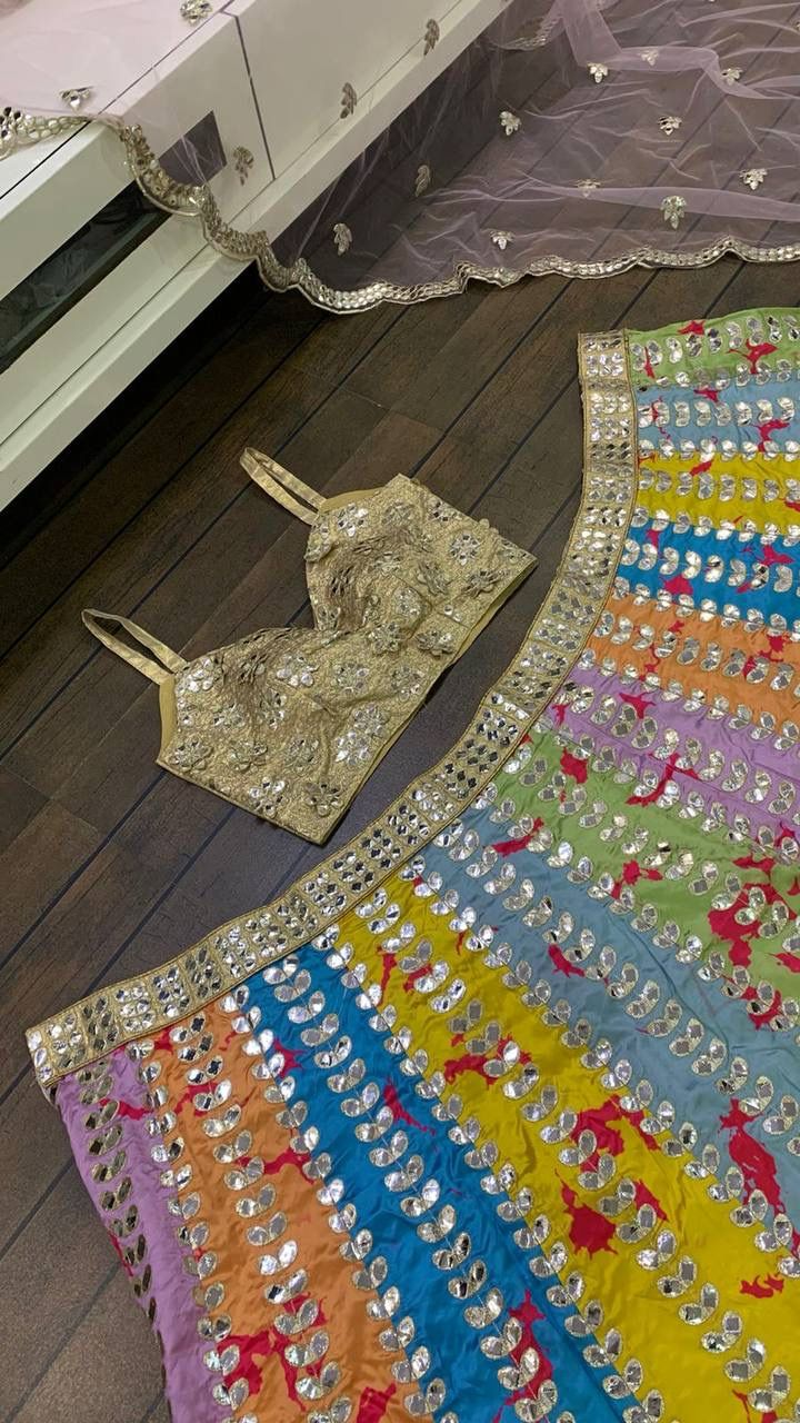 Multicolour Lehenga Choli