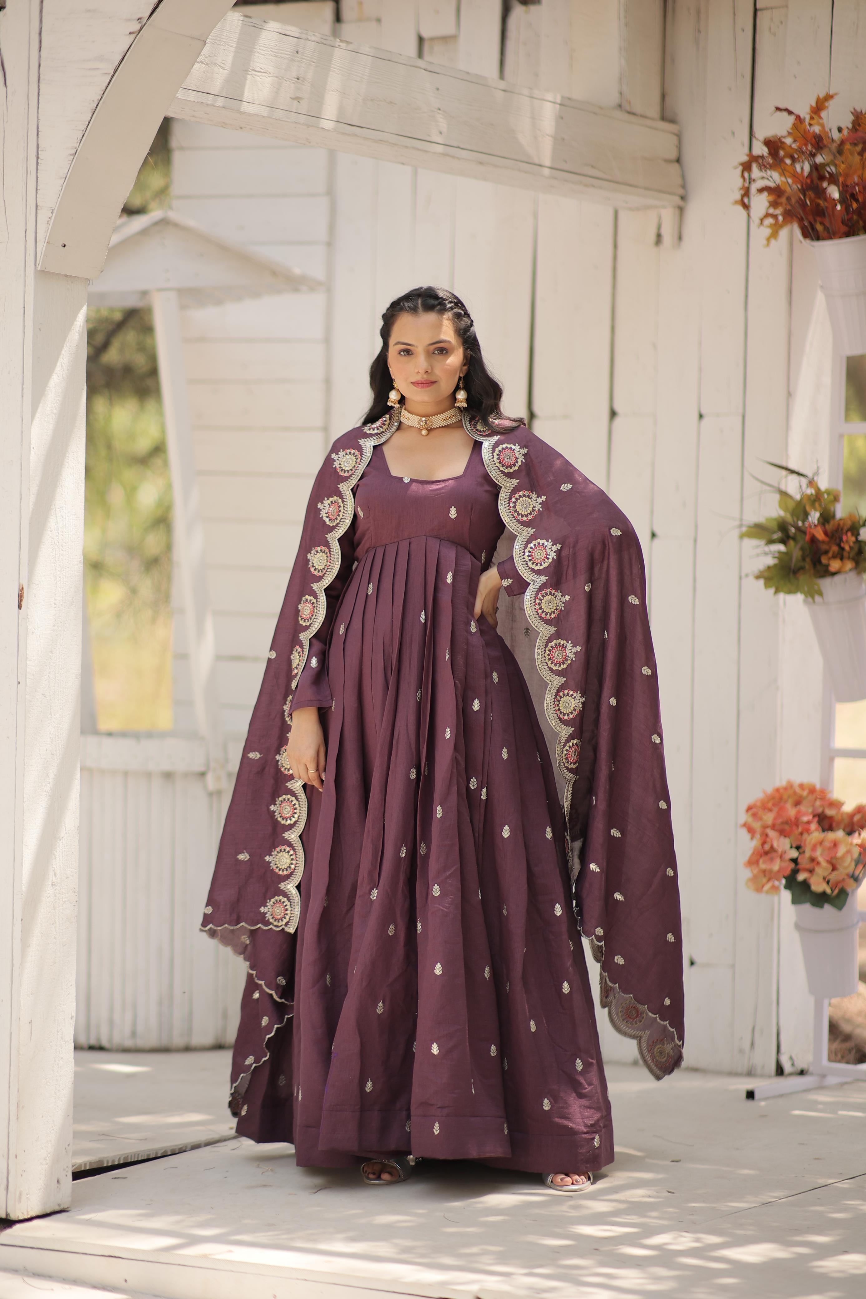 GOWN WITH DUPATTA