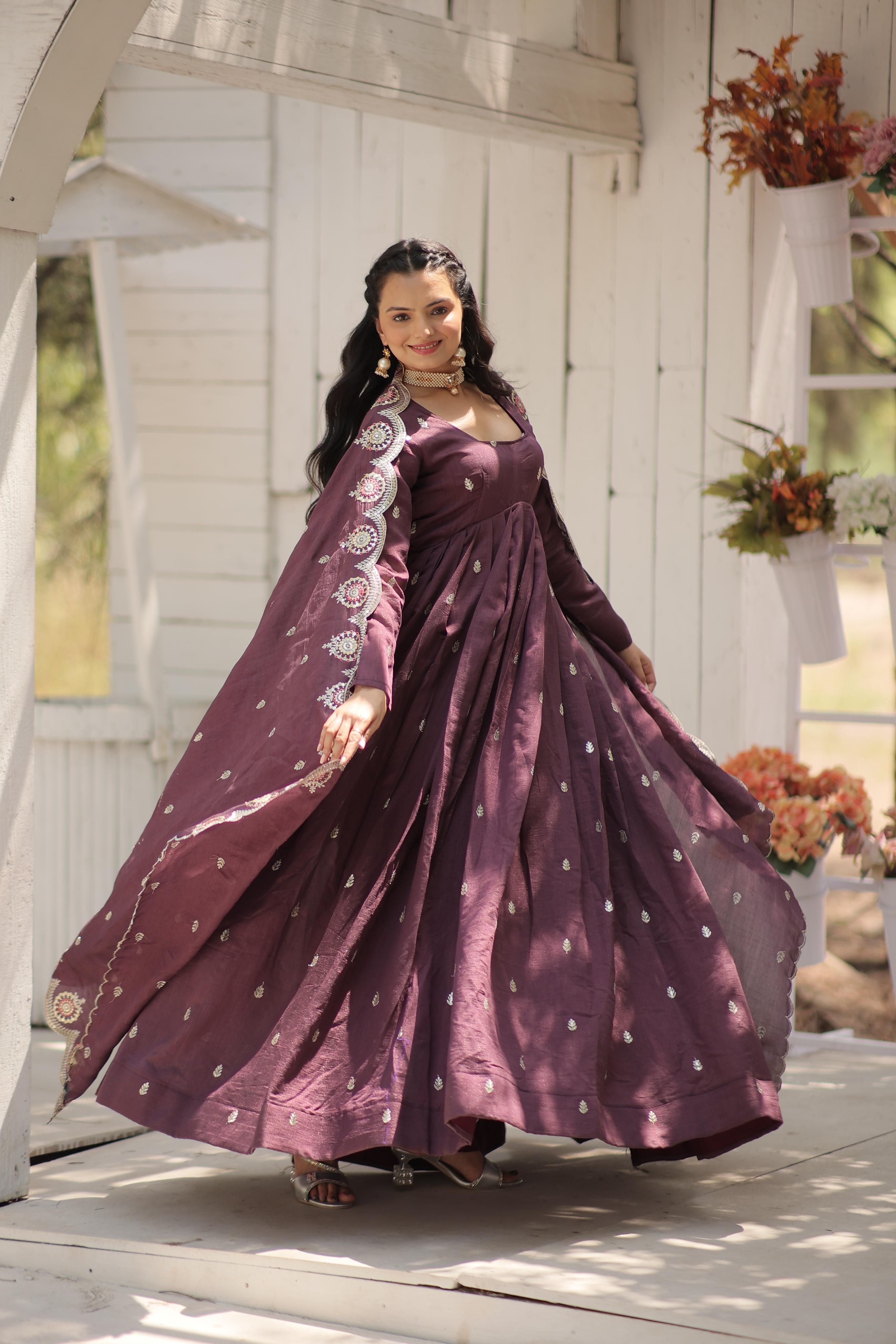 GOWN WITH DUPATTA