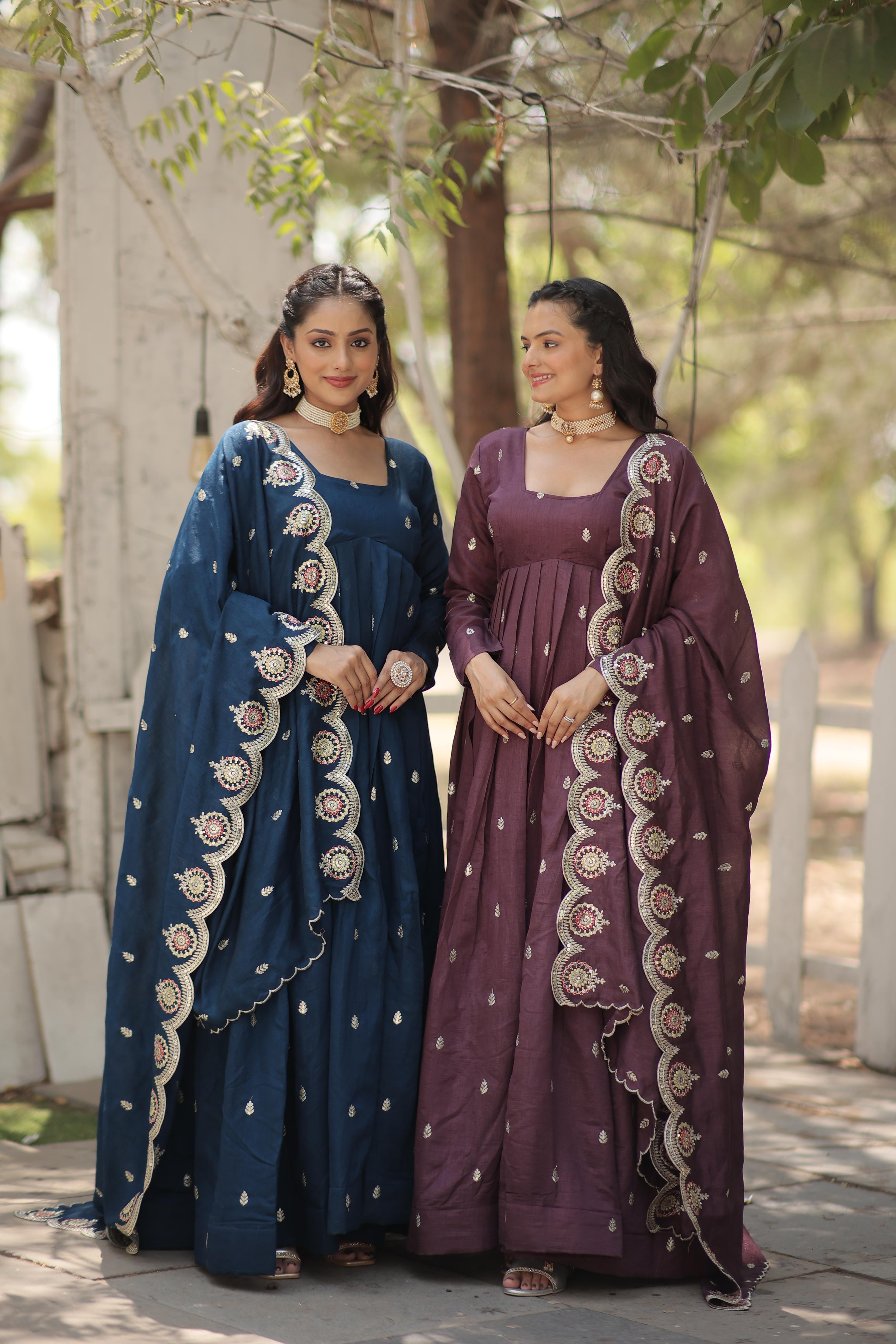 GOWN WITH DUPATTA