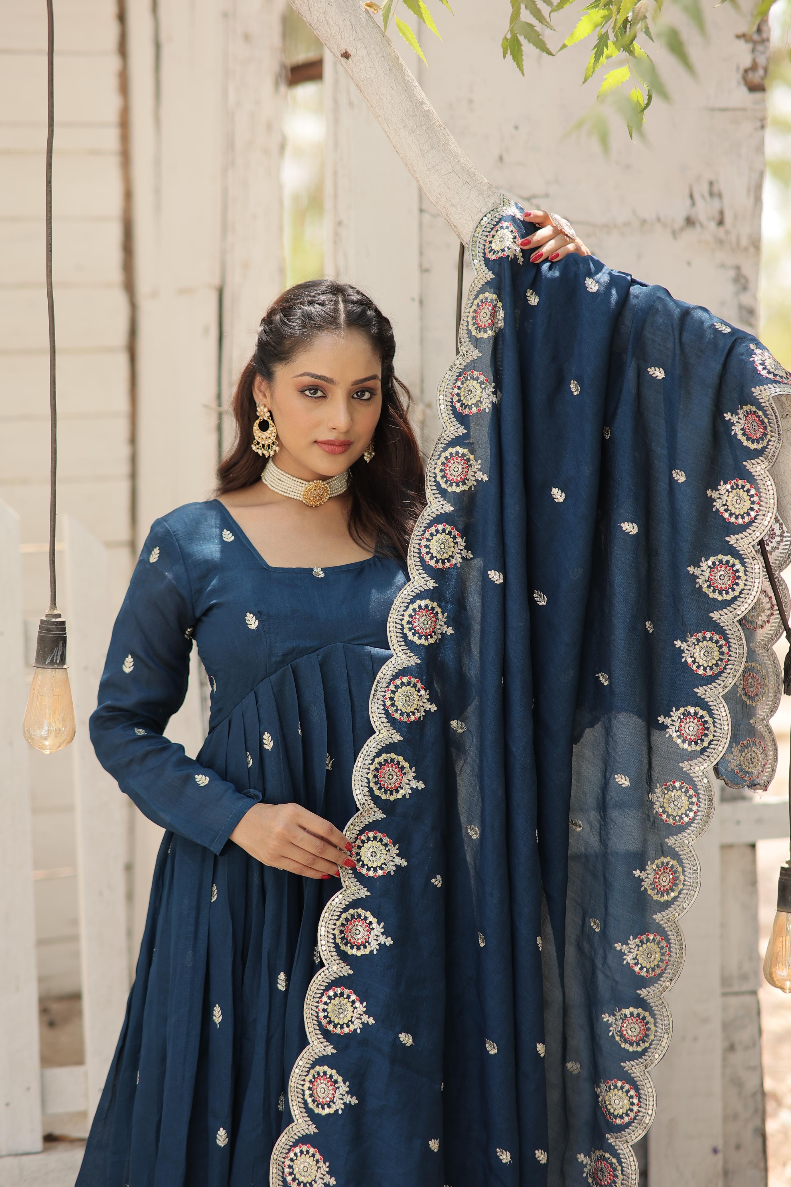 GOWN WITH DUPATTA