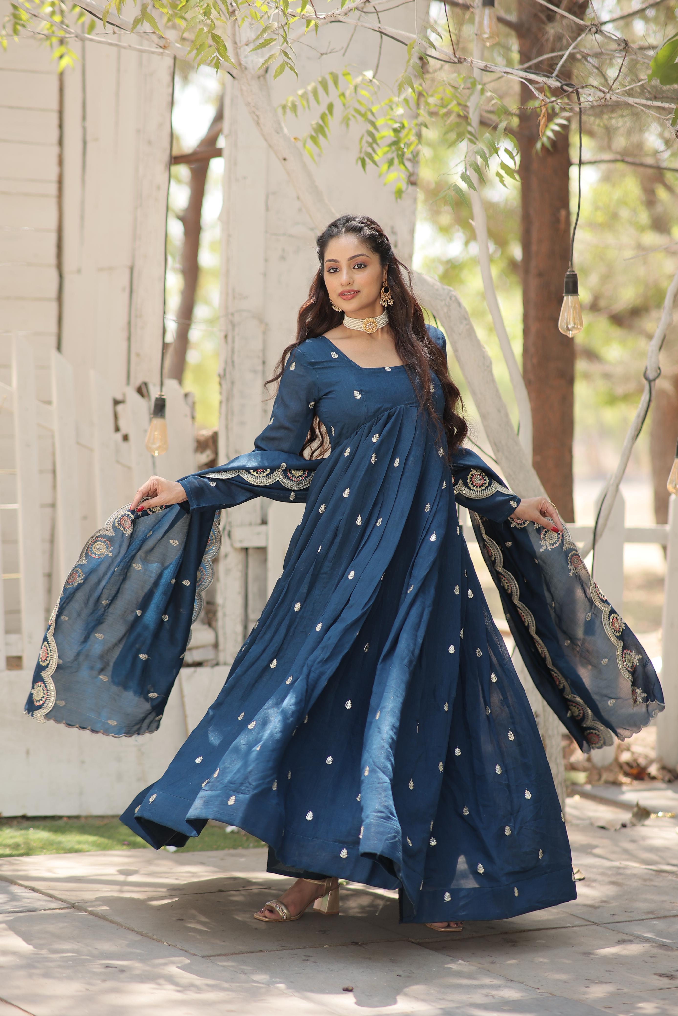 GOWN WITH DUPATTA