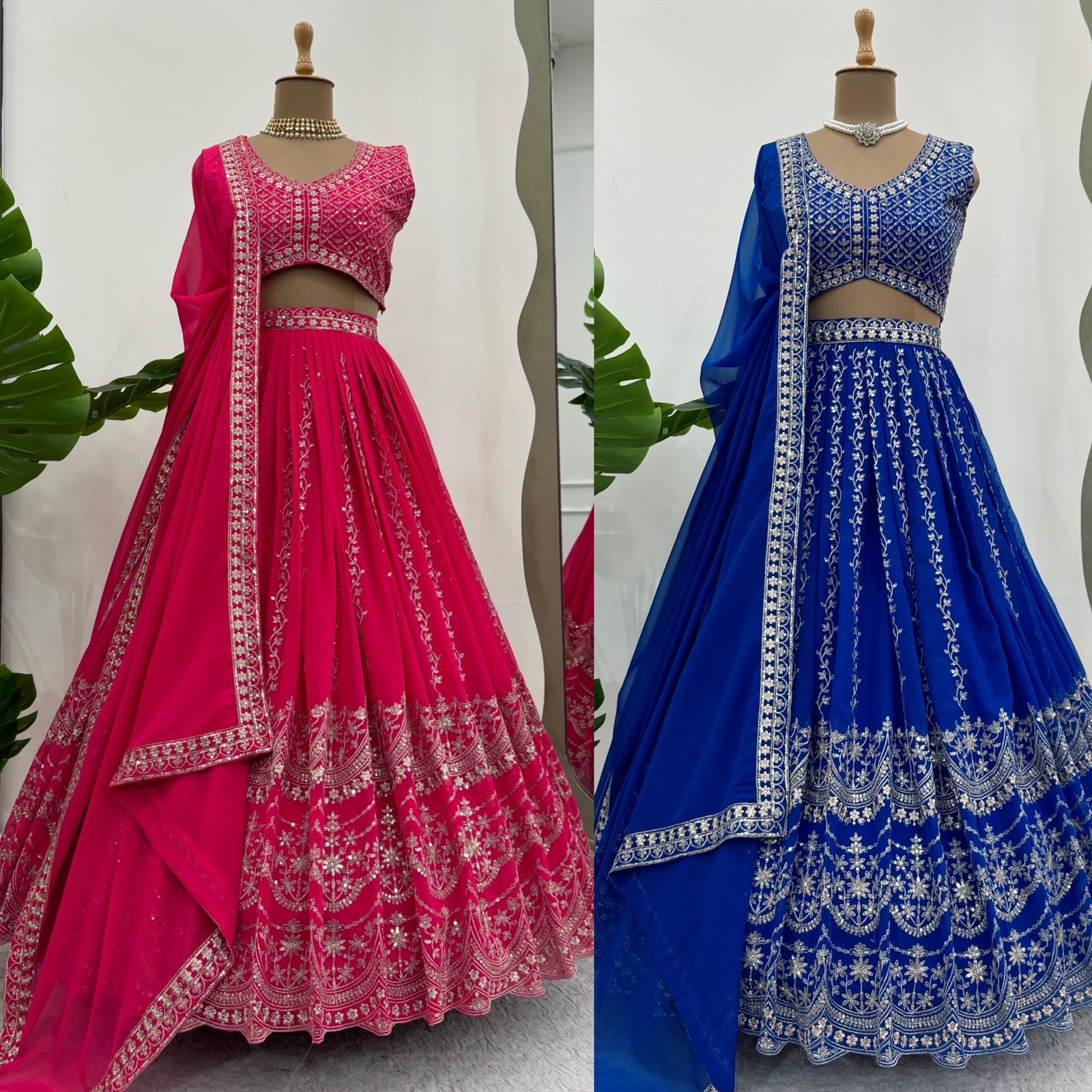 Wedding Wear Lehenga Choli In 2 Colours