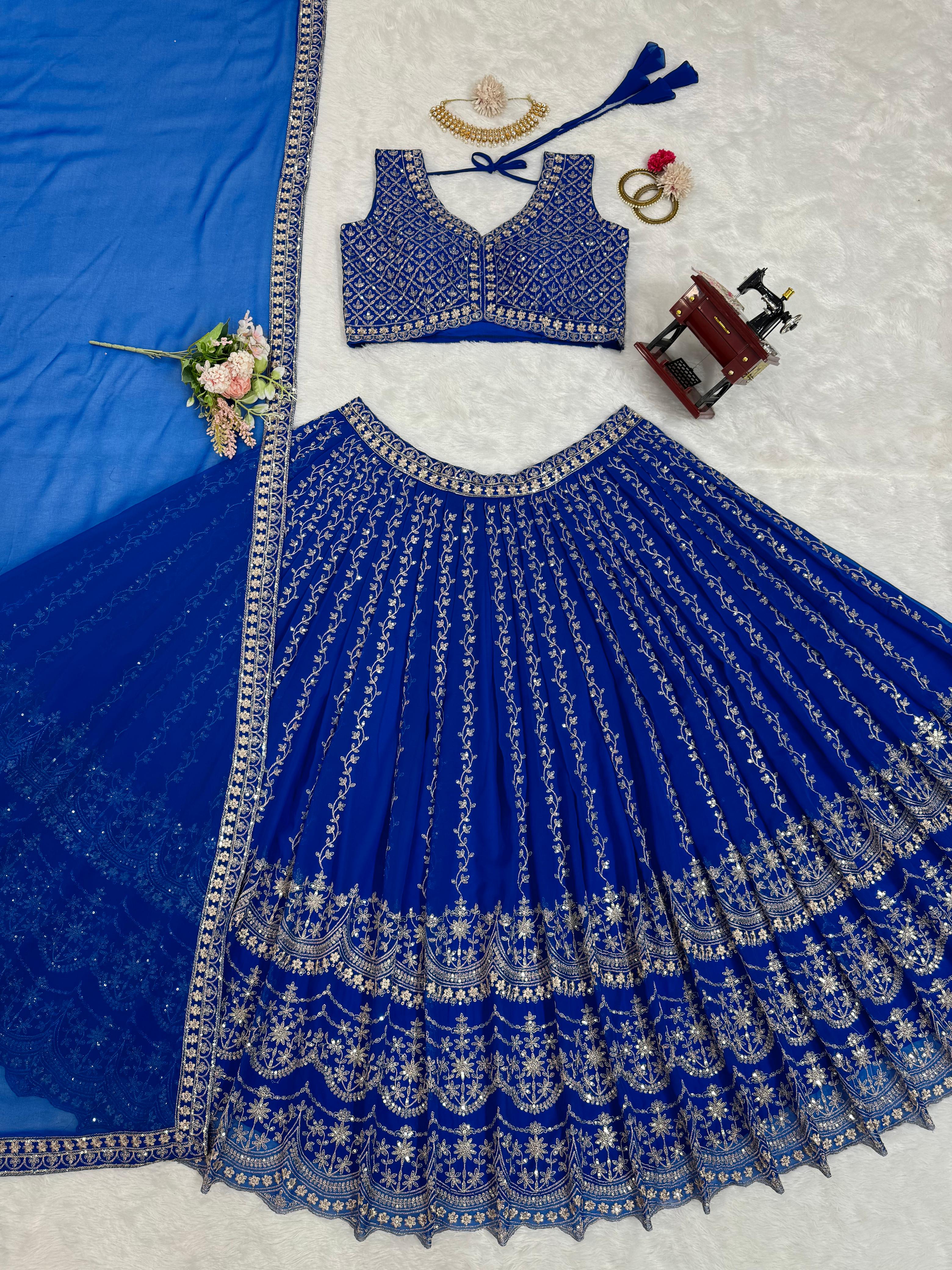 Wedding Wear Lehenga Choli In 2 Colours