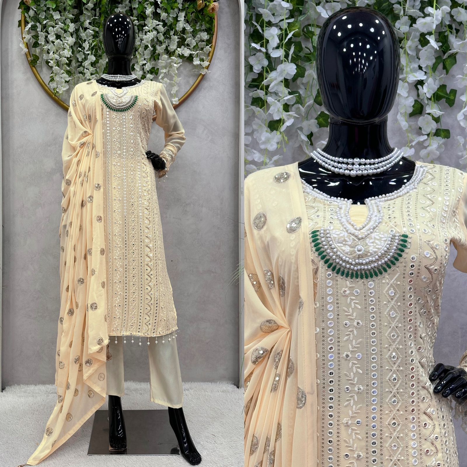 new designer party look salawar suit 3 Price Set