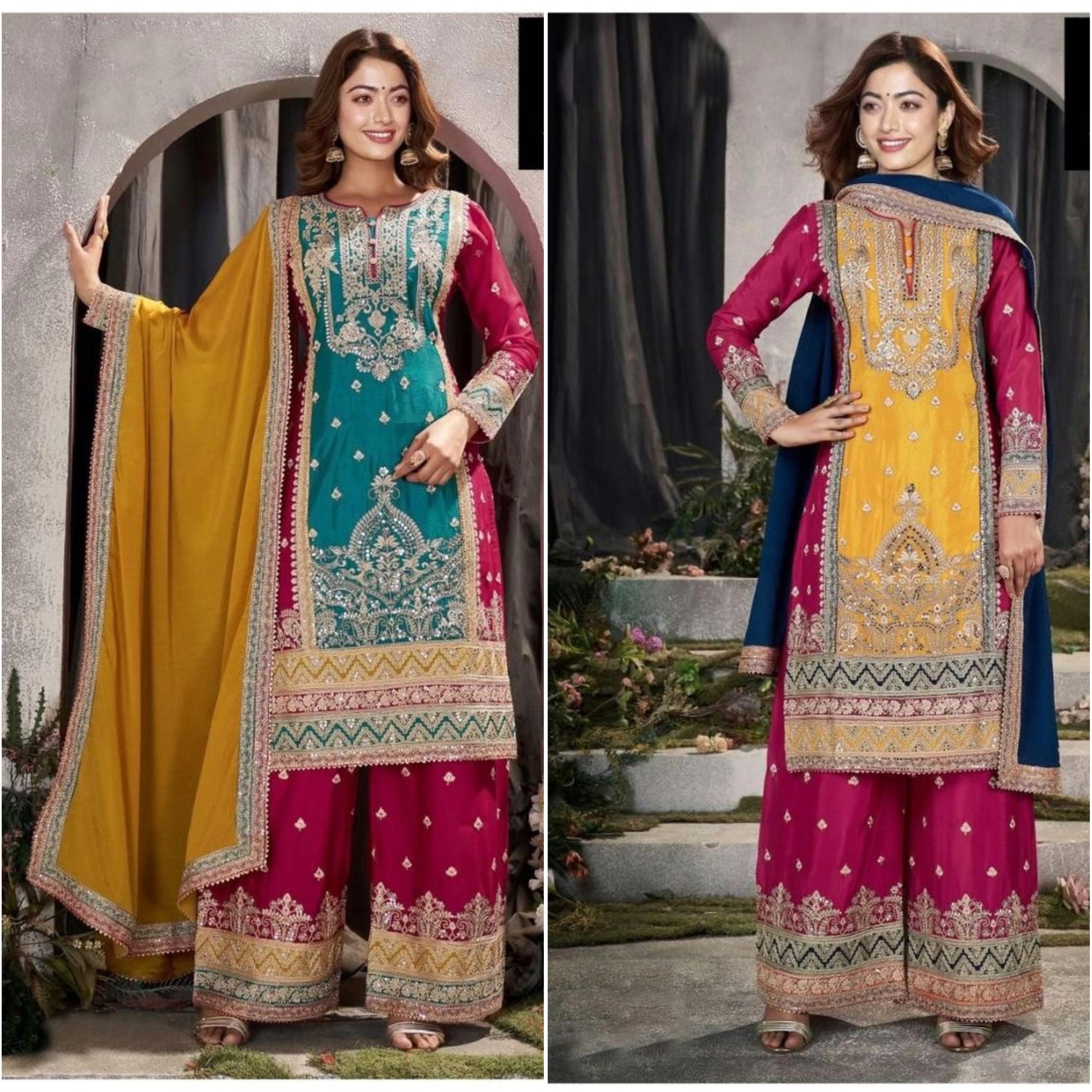 Top-Bottom And Dupatta Set Fully Stitched Ready To Wear Collection