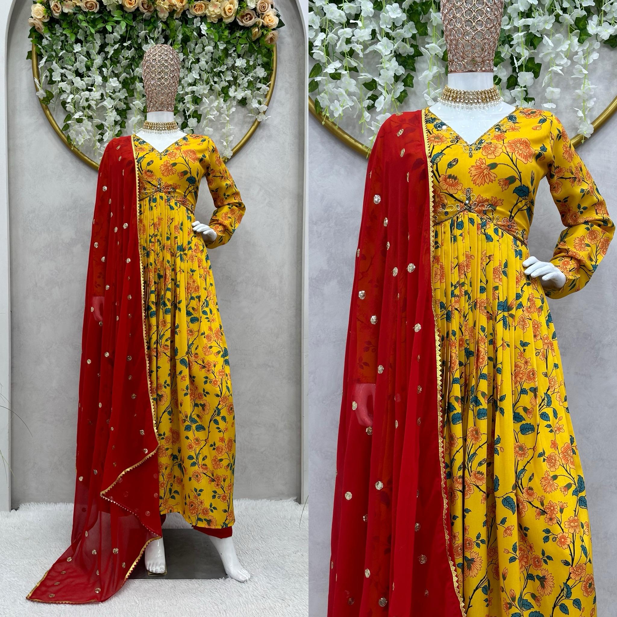 Designer Suit On Muslin Cotton febric with Hand work.