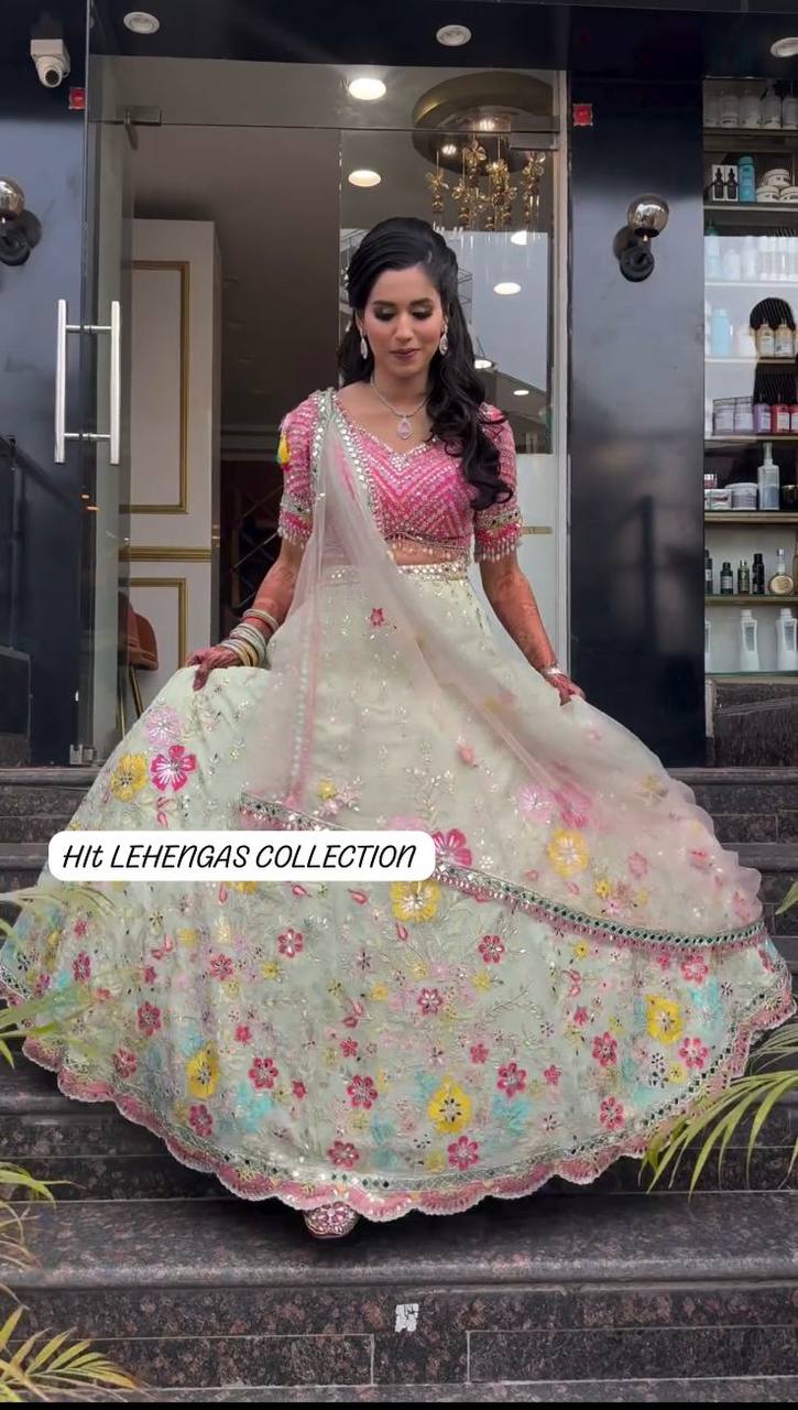 New Party Wear Lehenga Choli With Dupatta Set MT-1005